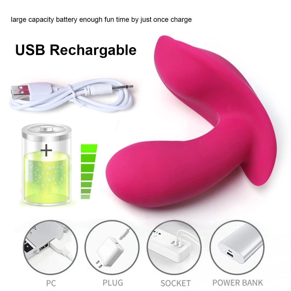 Remote Control Wearable Vibrator Dildo Vibrators for Women G-spot Clitoris Invisible Butterfly Panties Vibrating Egg Sex Toys