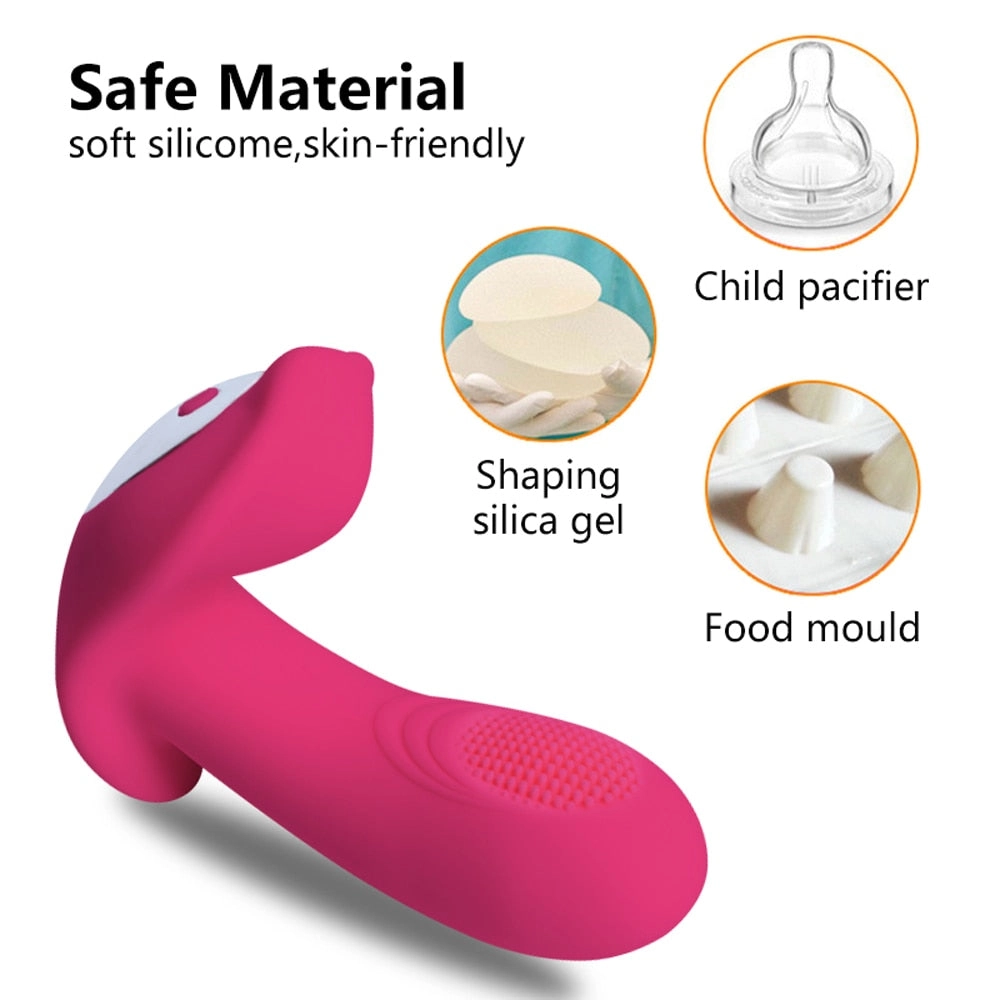 Remote Control Wearable Vibrator Dildo Vibrators for Women G-spot Clitoris Invisible Butterfly Panties Vibrating Egg Sex Toys