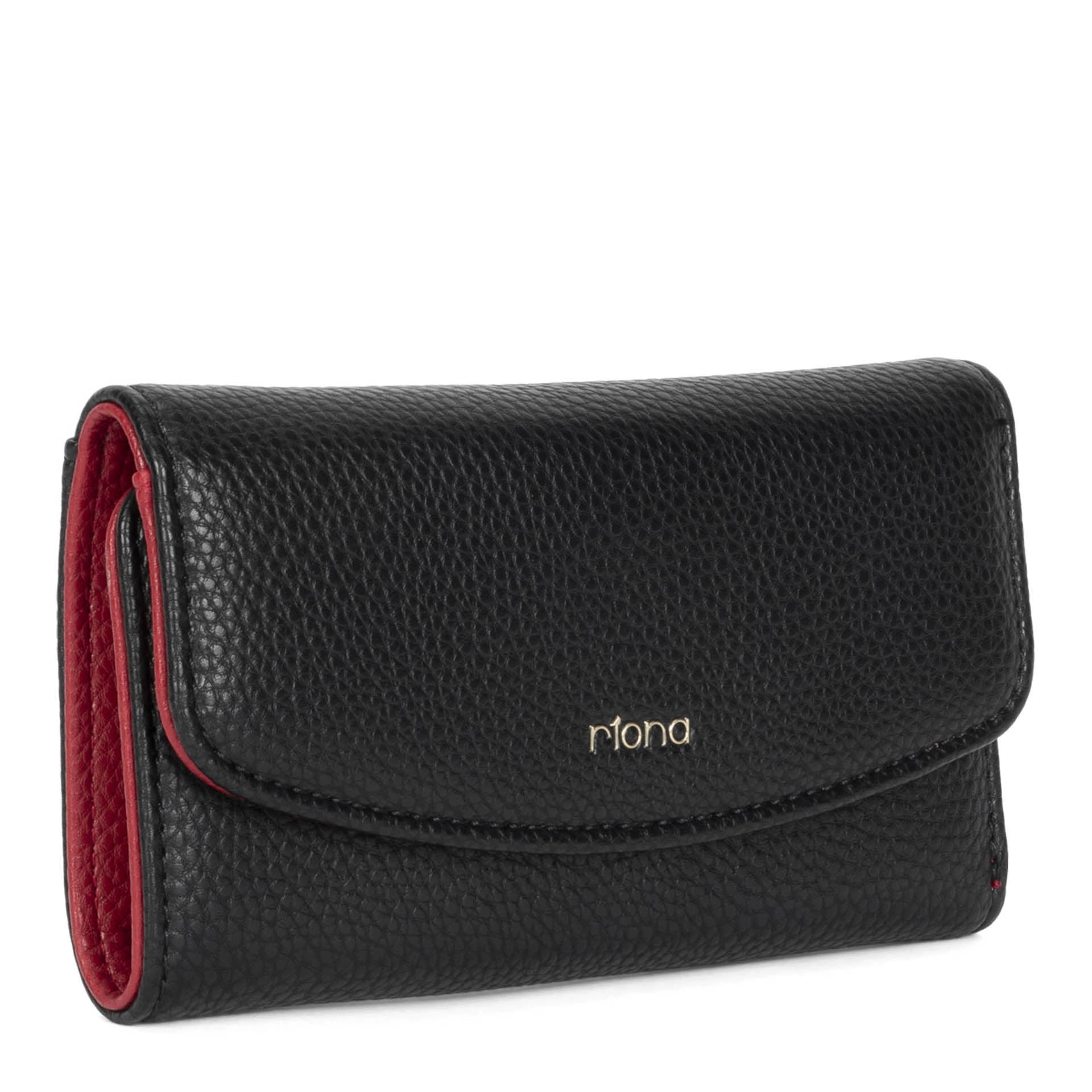 Riona Katy Pebbled 2.0 RFID Large Flap Wallet