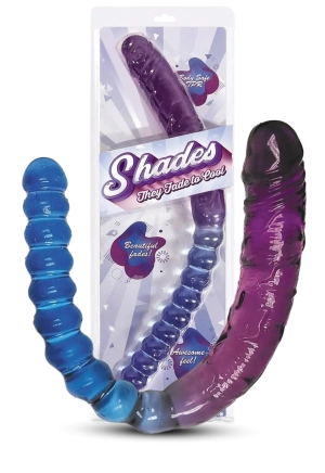 Shades Gradient Jelly Double Dong - Blue/Violet