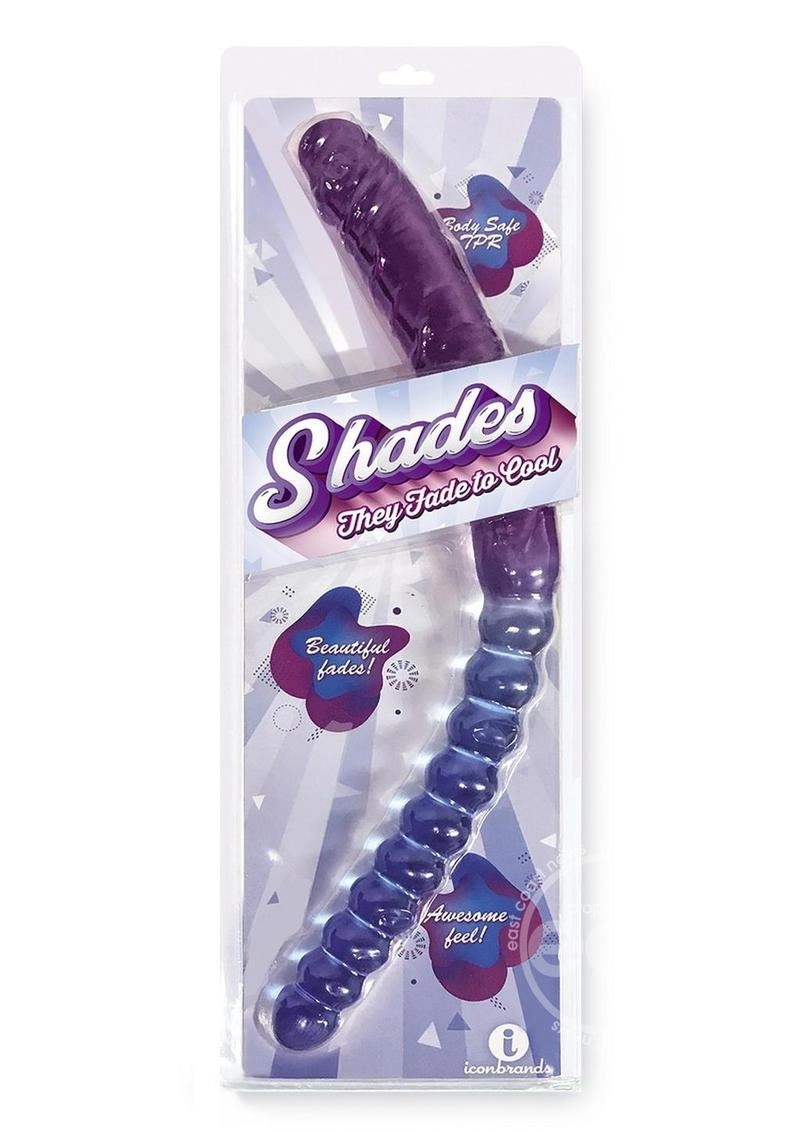 Shades Gradient Jelly Double Dong - Blue/Violet