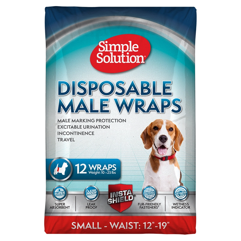 Simple Solution Disposable Male Dog Wraps