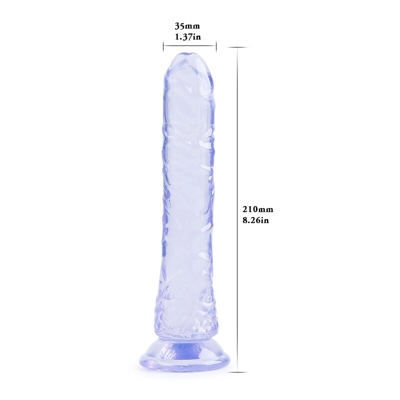 Soft Silicone Jelly Dildo Realistic Dildo Anal Strong Suction Cup Strap on Big Dildo for Women