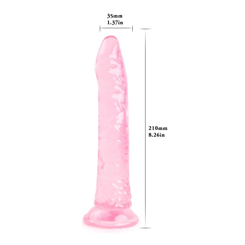 Soft Silicone Jelly Dildo Realistic Dildo Anal Strong Suction Cup Strap on Big Dildo for Women
