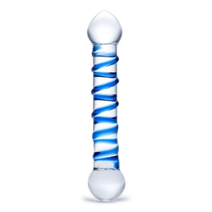 Spiral 6 Glass Dildo