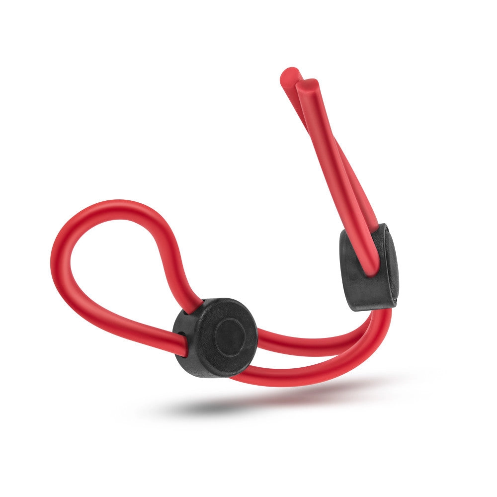 Stay Hard By Blush® | Red Silicone Double Loop Penis Ring