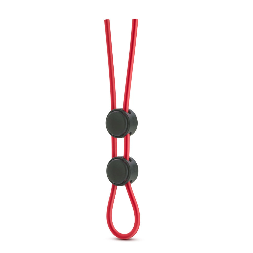 Stay Hard By Blush® | Red Silicone Double Loop Penis Ring