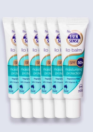 SunSense Moisturising Lip Balm SPF 50 15g - 6 Pack Saver