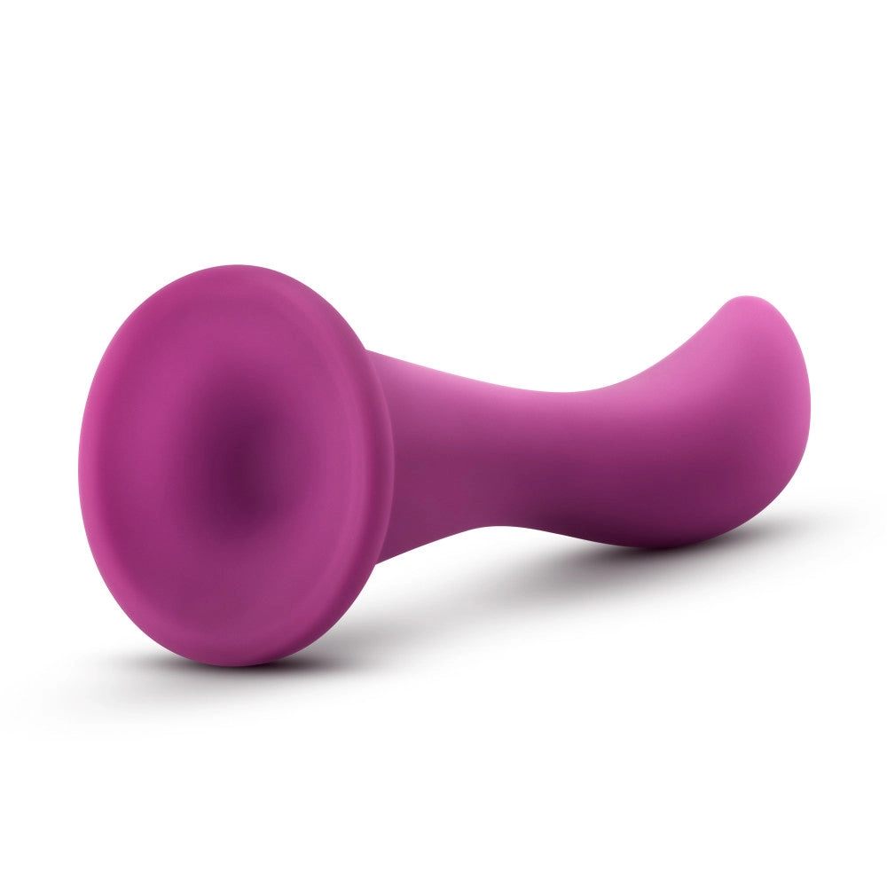 Temptasia By Blush® | Bellatrix Curved G-Spot Plum 6.25-Inch Long Dildo With Suction Cup Base