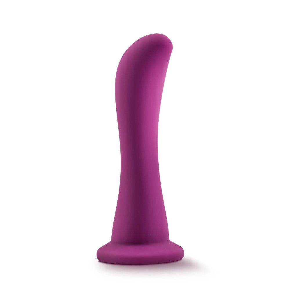 Temptasia By Blush® | Bellatrix Curved G-Spot Plum 6.25-Inch Long Dildo With Suction Cup Base