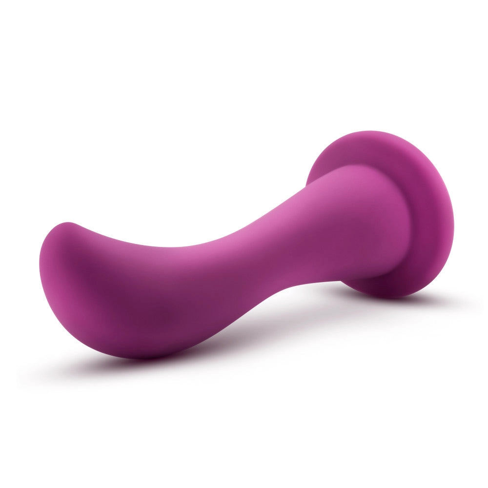 Temptasia By Blush® | Bellatrix Curved G-Spot Plum 6.25-Inch Long Dildo With Suction Cup Base