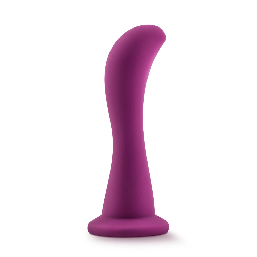 Temptasia By Blush® | Bellatrix Curved G-Spot Plum 6.25-Inch Long Dildo With Suction Cup Base
