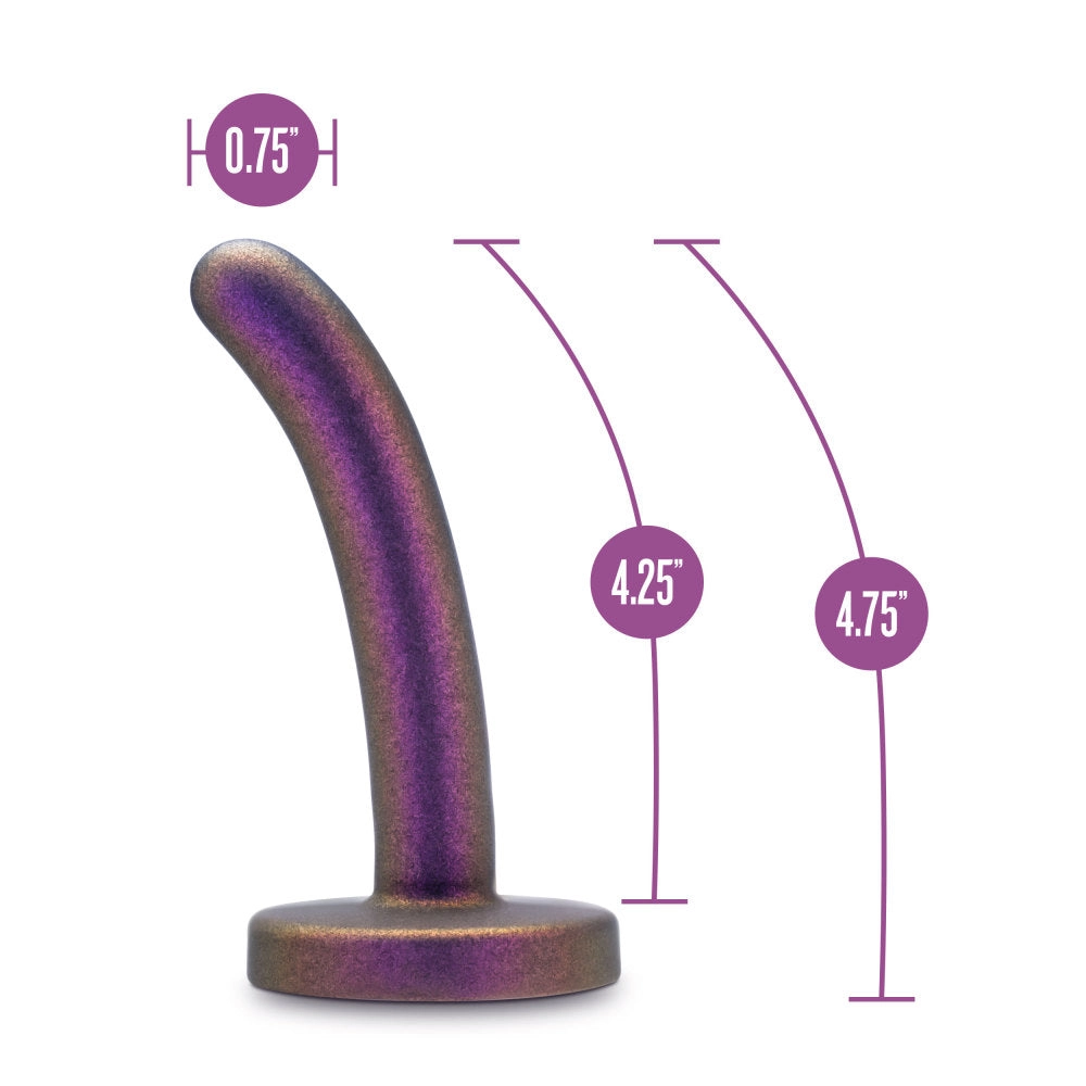 Temptasia By Blush®| Surrender 4.75 Inch Beginner Pegging Dildo - Harness & Strap On Compatible - Power Purple
