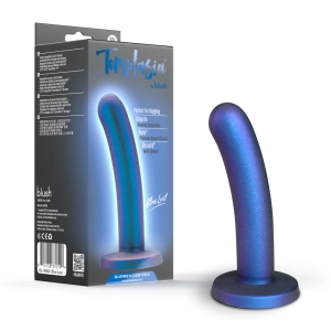 Temptasia By Blush®| Surrender 5.75 Inch Intermediate Pegging Dildo - Harness & Strap On Compatible - Power Purple