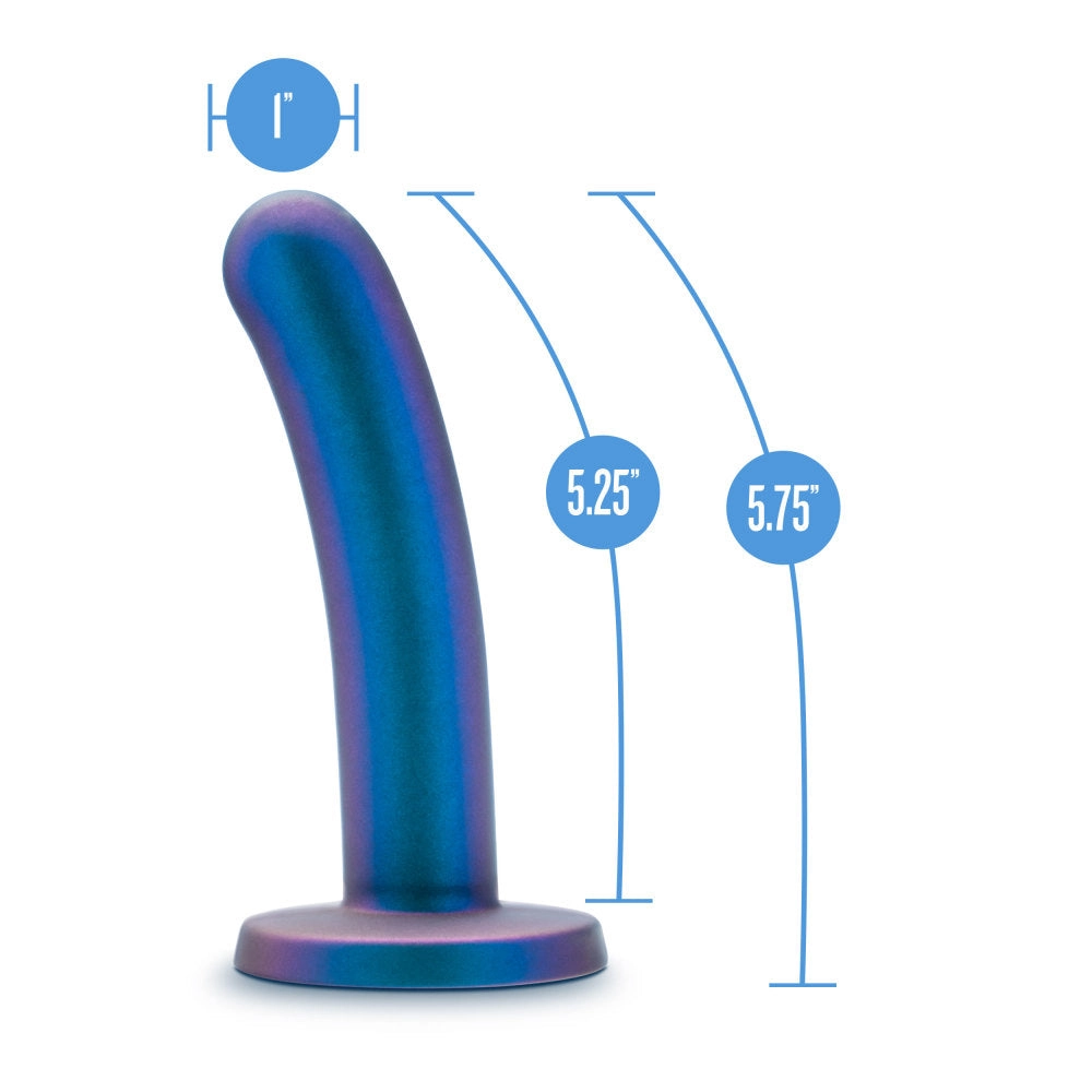 Temptasia By Blush®| Surrender 5.75 Inch Intermediate Pegging Dildo - Harness & Strap On Compatible - Power Purple