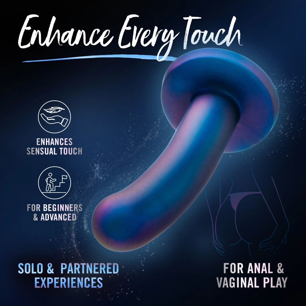 Temptasia By Blush®| Surrender 5.75 Inch Intermediate Pegging Dildo - Harness & Strap On Compatible - Power Purple