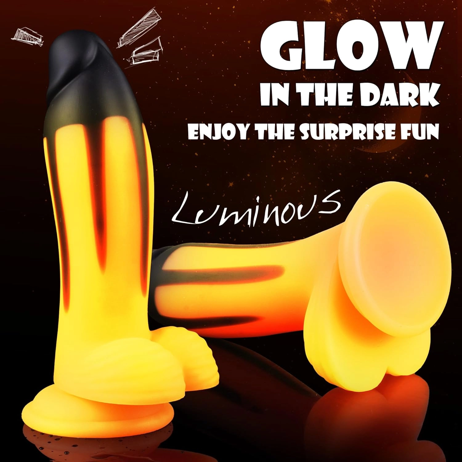 Terra 2 Diameter Thick Dildo Fantasy Realistic Dildo-Laphwing