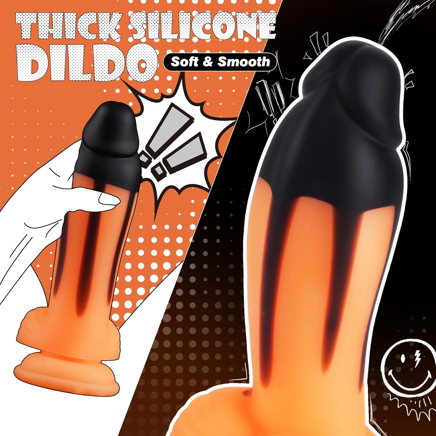 Terra 2 Diameter Thick Dildo Fantasy Realistic Dildo-Laphwing