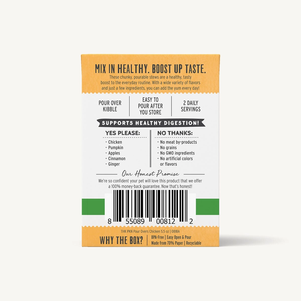 The Honest Kitchen Pumpkin Pour Overs Chicken & Pumpkin Stew Dog Food