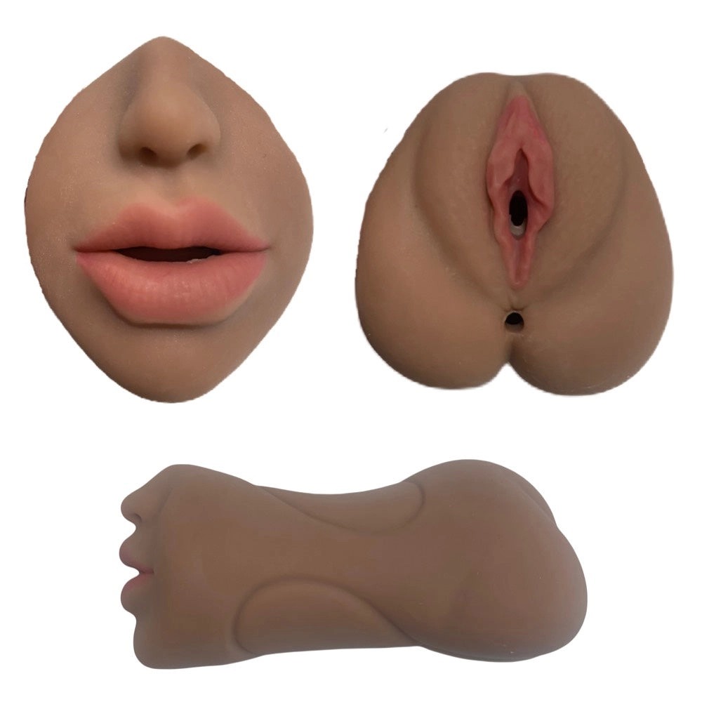 Three Hole Realistic Male Stroker