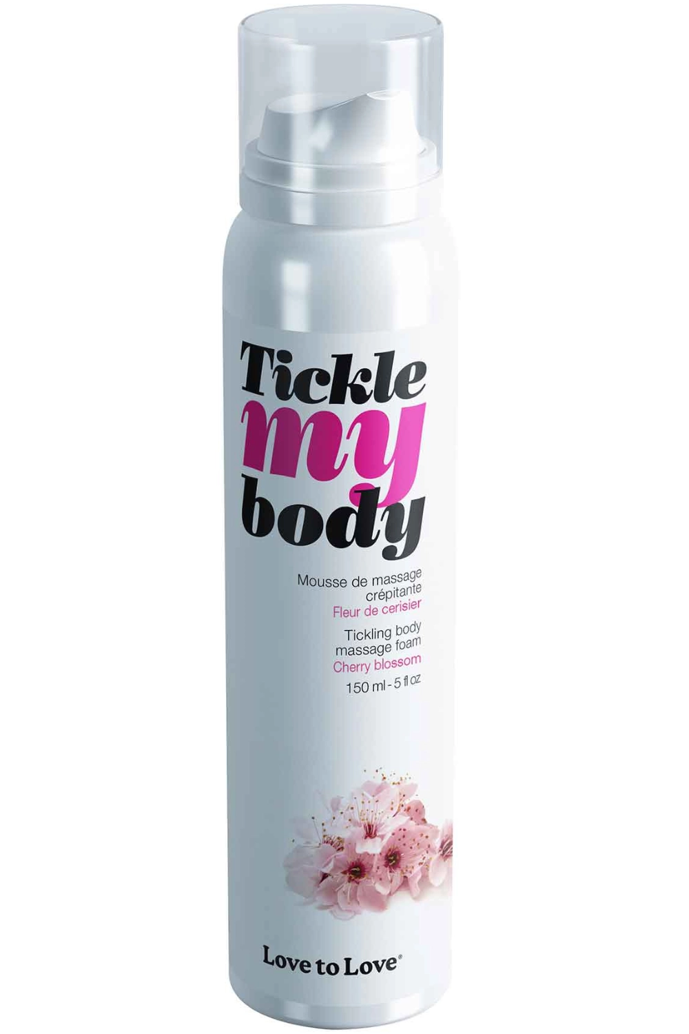 Tickle My Body Massage Foam Cherry Blossom 150ml