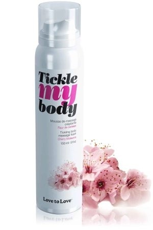 Tickle My Body Massage Foam Cherry Blossom 150ml