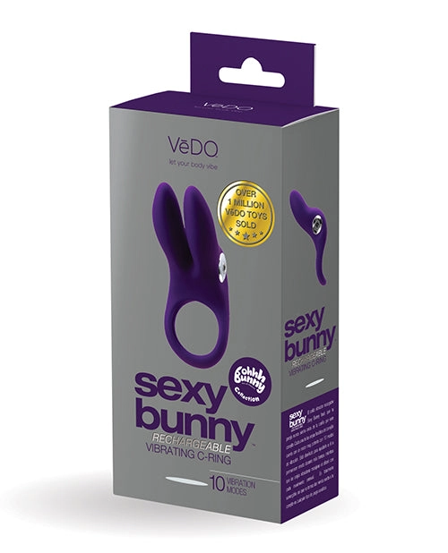 Vedo Sexy Bunny Vibrating Cock Rechargeable Ring