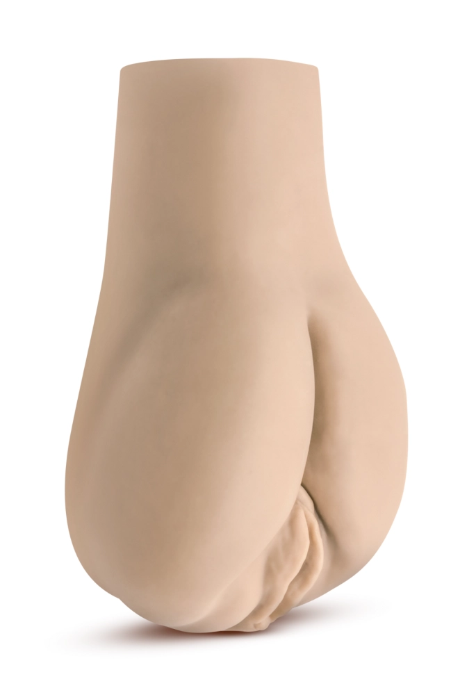 X5 Men By Blush® | Amanda's Lusty Bottom Realistic Beige Vibrating Masturbator / Stroker
