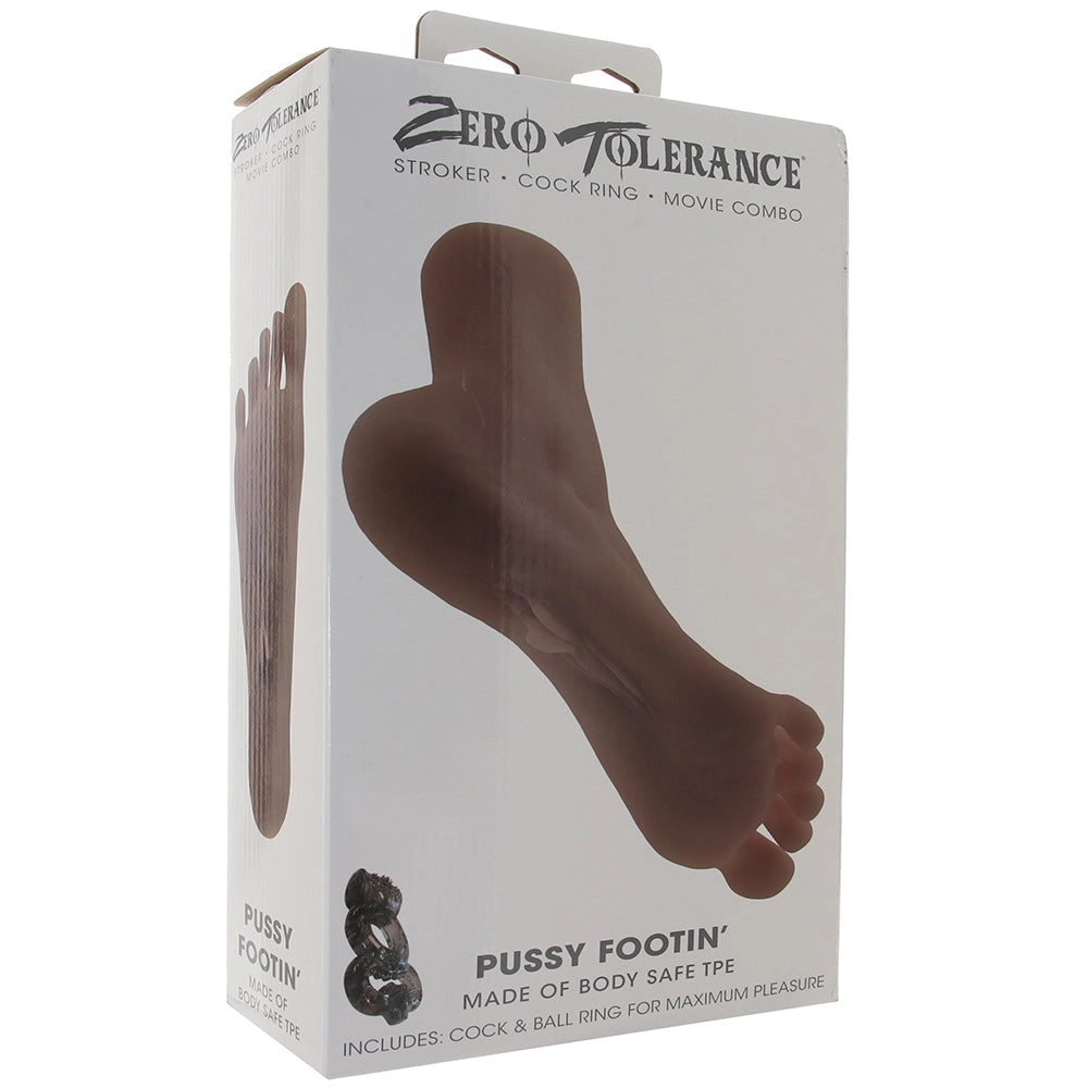 Zero Tolerance Pussy Footin' Masturbator in Dark
